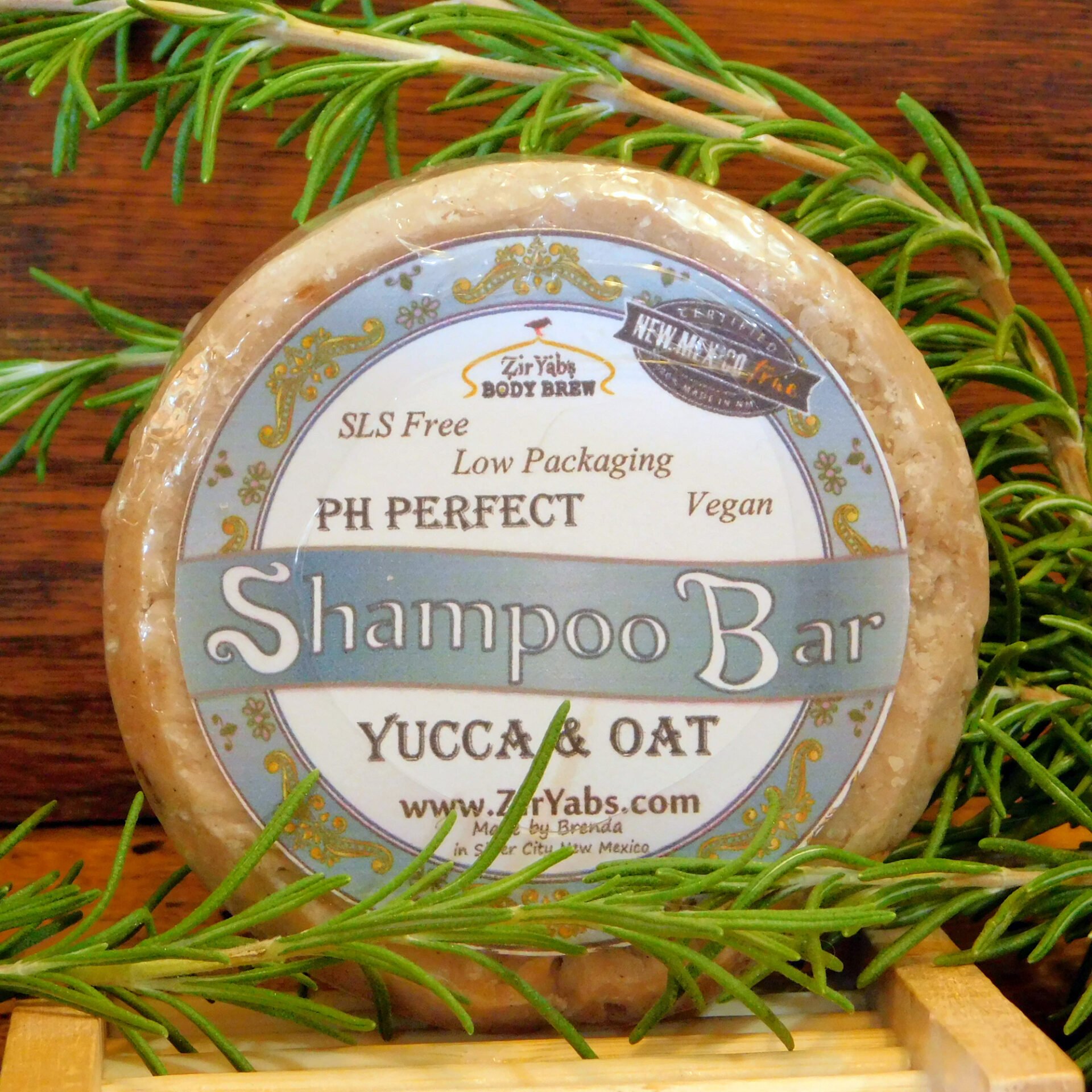 YUCCA SHAMPOO BAR Ziryabs Body Brew