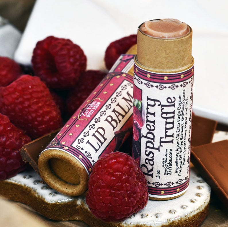 Raspberry Truffle LIP BALM in Sustainable Packaging - Sweet Indulgence ...